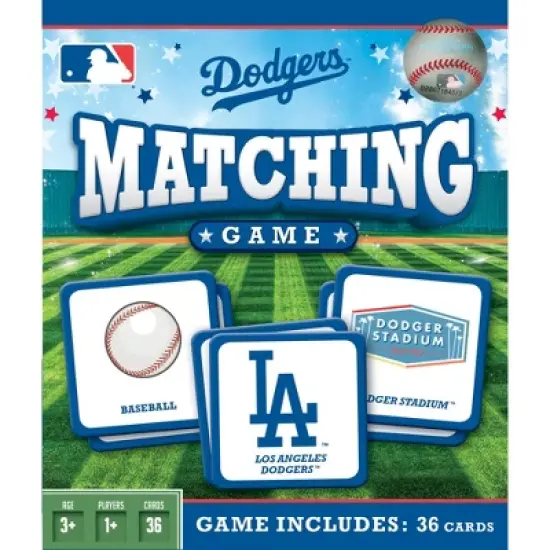 MasterPieces Officially Licensed MLB Los Angeles Dodgers Matching Game for Kids and Families image {1}
