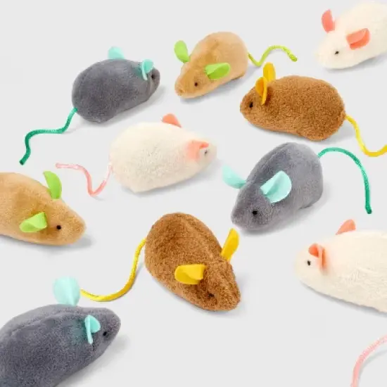 Mouse Multipack Cat Toy Set - 10pk - Boots & Barkley&trade; image {2}