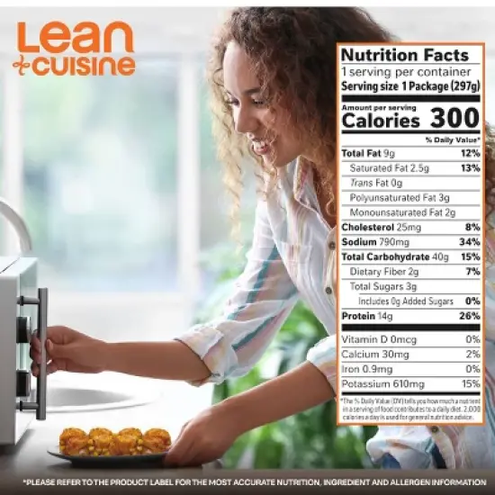 Lean Cuisine Frozen Chicken with Mashed Potatoes Microwave Meal - 10.5oz image {4}