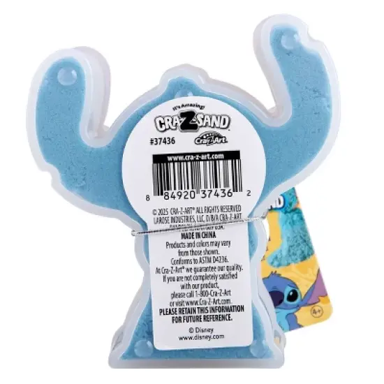 Disney Cool Stitch Shaped Sand Container: Educational Focus Creativity, Sand Art Storage image {8}