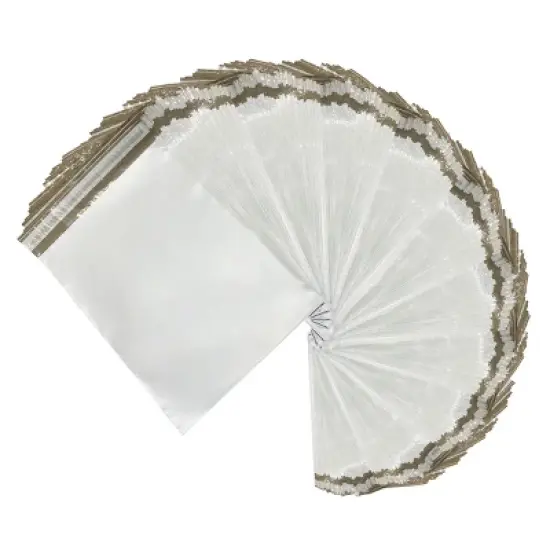 UOFFICE Pacl of 500 Poly Mailers Bags 12"x15.5" - #4 Envelopes with Self-Sealing Closure image {2}