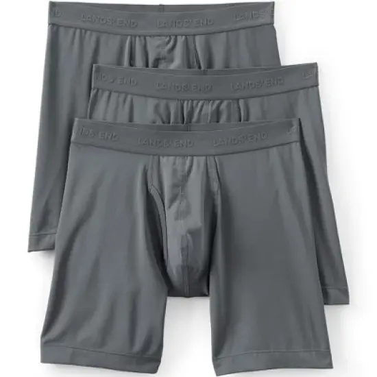 Lands' End Men's Flex Performance Boxer Brief 3 Pack image {3}