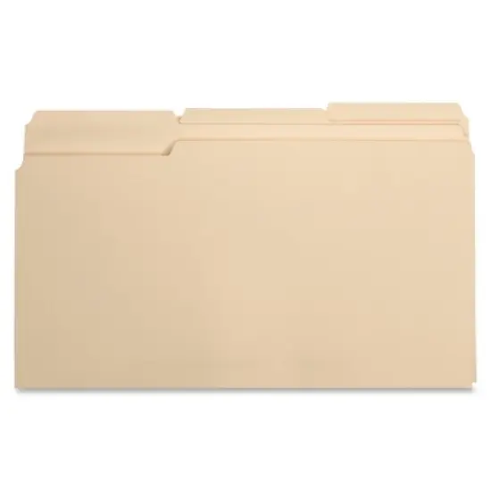 Business Source 1/3 Tab Cut Legal Top Tab File Folder image {5}