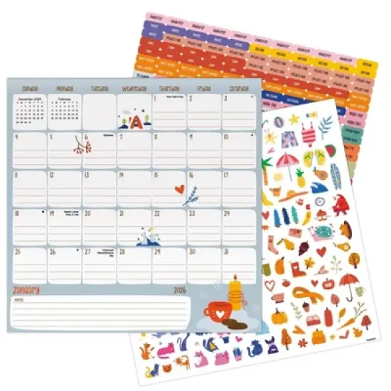 Trends International 2026 Family 12"x12" Family Calendar image {8}