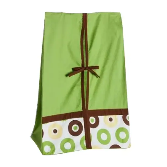 Bacati - Mod Dots Stripes Green Yellow Beige Brown 10 pc Crib Bedding Set with 2 Crib Fitted Sheets image {4}