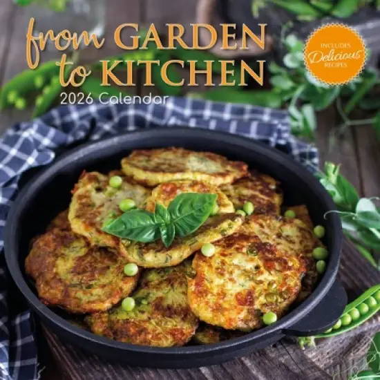 2026 Square Wall Calendar, From Garden to Kitchen, 16-Month Food Theme with 180 Reminder Stickers (12x12 In) image {4}