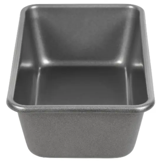 Wilton 9"x5" Nonstick Ultra Bake Professional Loaf Pan: Steel Bread & Meatloaf Pan, Dishwasher-Safe, Gray image {3}