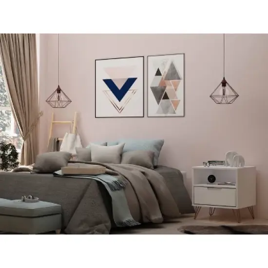 1.0 Rockefeller Nightstand - Manhattan Comfort image {1}