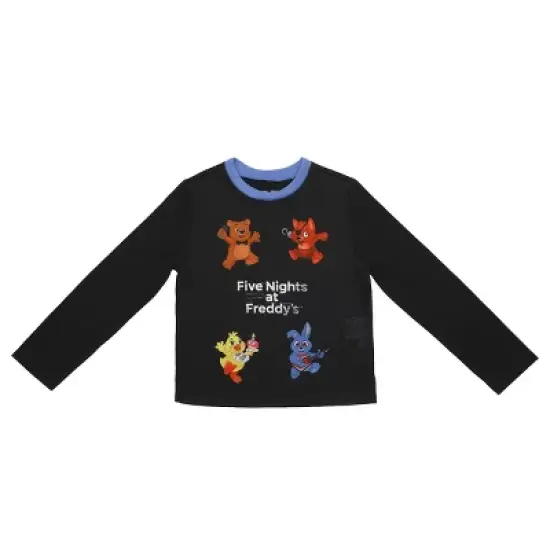 Youth Girls Five Nights at Freddy's 2-Piece Sleepwear Set with Long-Sleeve Shirt and Sleep Pants image {3}