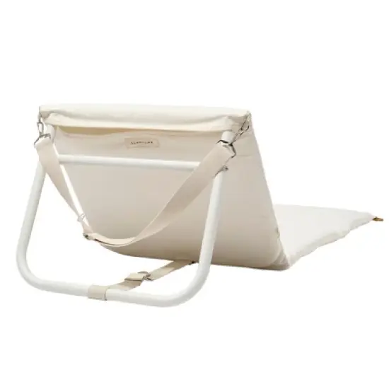 Sunnylife: Reclining Beach Chair - Casa Cream, Lay Flat & Adjustable Backrest image {3}
