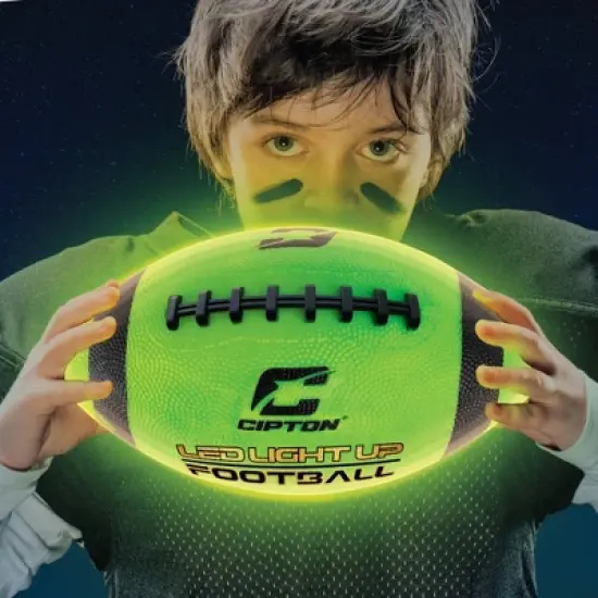 CIPTON LED Rechargeable Football: Sports Ball for Ages 5+ with Rubber Material image {2}