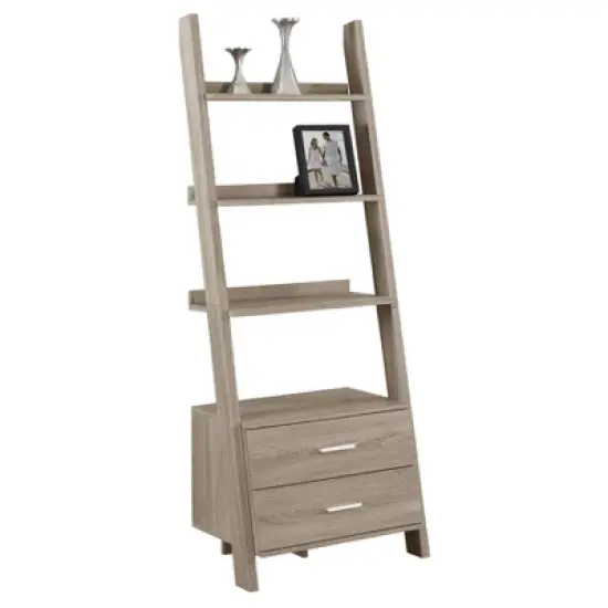 69" Ladder Bookcase with Drawers - EveryRoom image {7}