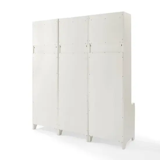3pc Fremont Entryway Set Distressed White - Crosley image {7}