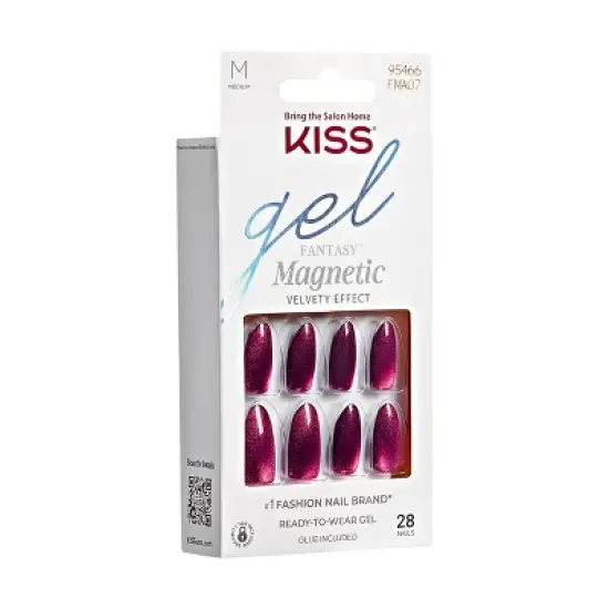 KISS Products Gel Fantasy Magnetic Fake Nails - Stream - 31ct image {6}