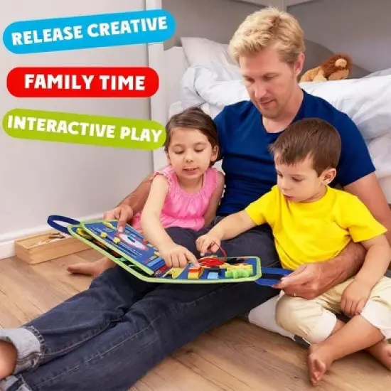 MOVSSOU Busy Board Book Montessori Toys for Toddler image {7}