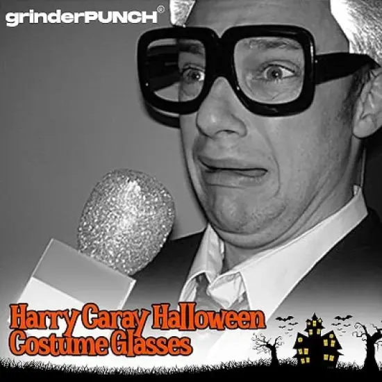 grinderPUNCH Oversized Square Frame Clear Lens Glasses  Bold Fashion Eyewear for Costume & Everyday Style image {4}