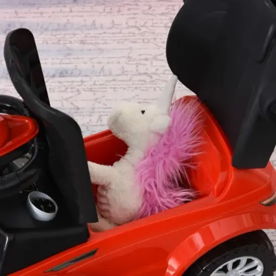 2 In 1  Push Car Stroller Sliding Car with Horn Music Light Function Secure Bar Ride on Toy for Boy Girl 1-3 Years Old-3irtyhousy image {6}