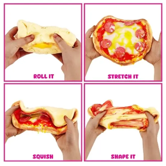 Slime Mart Small Basket Pizza Slimes and Putties: Creativity Focus, 1.71 oz, 1 Piece image {7}