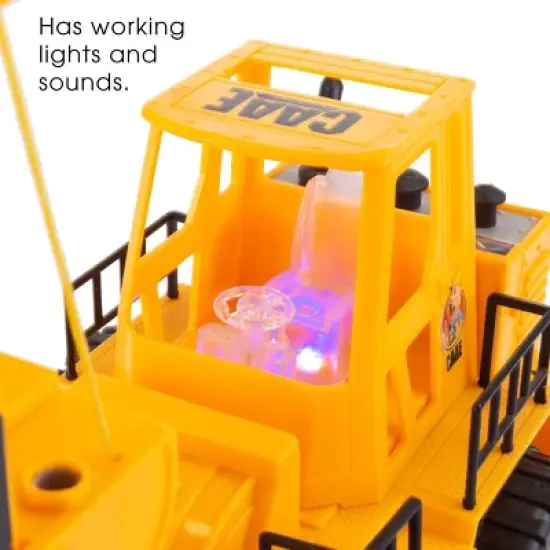 Toy Time Kids' 1:24 Scale Remote Control Forklift - Yellow/Black image {3}