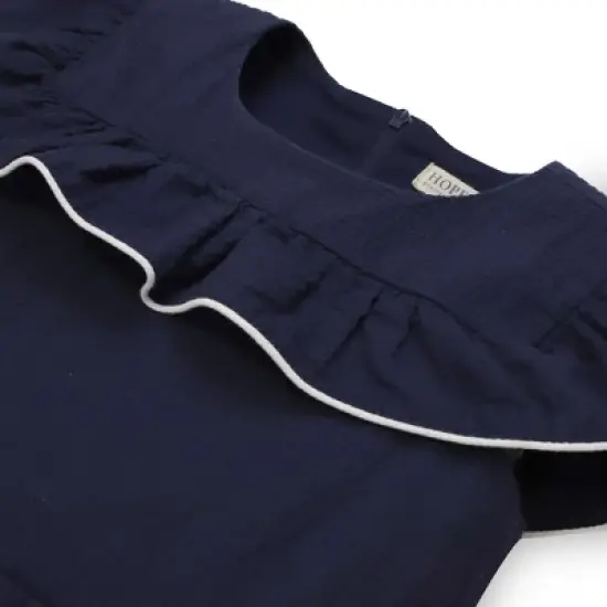 Hope & Henry Girls' Ruffle Yoke Party Dress, Toddler image {5}