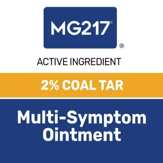 MG217 - Psoriasis, Medicated Multi-Symptom Ointment, 2% Coal Tar, 4 Oz image {5}