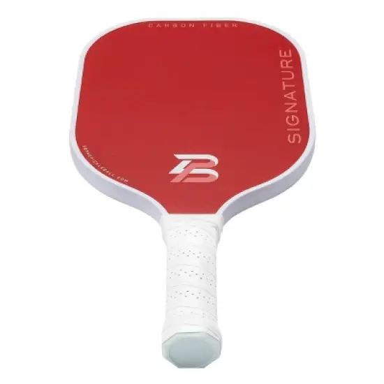PBPRO Signature Carbon Fiber Watermelon Pickleball Paddle: Polypropylene Core, 4-1/4" Grip image {9}