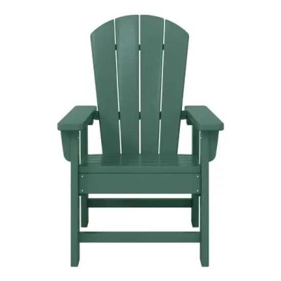 WestinTrends Malibu Kids Outdoor HDPE Adirondack Plastic Patio Chair image {17}