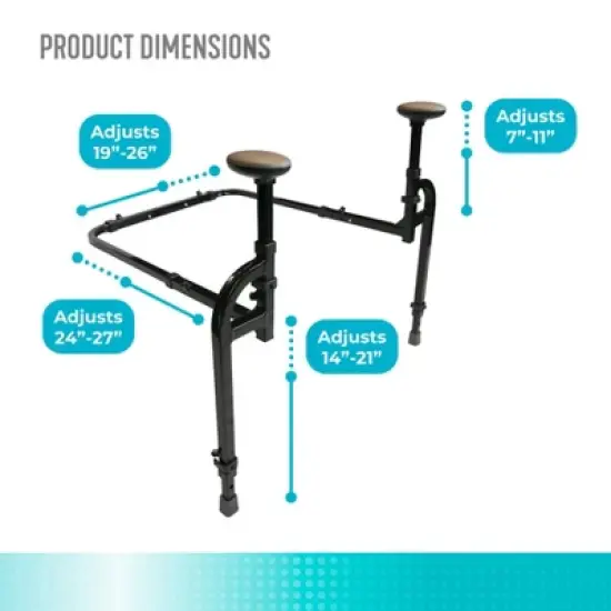 Stander Heavy Duty EZ Stand-N-Go, Bariatric Stand Assist for Seniors, Supports 400 lbs. image {6}