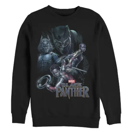 Men's Marvel Black Panther 2018 Character View Sweatshirt image {2}