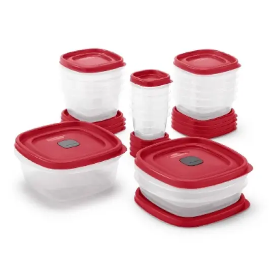 Rubbermaid 34pc Plastic Food Storage Container Set image {3}