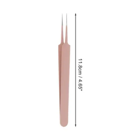 Unique Bargains Portable Straight Pimple Extractor Pink 1 Pc image {1}