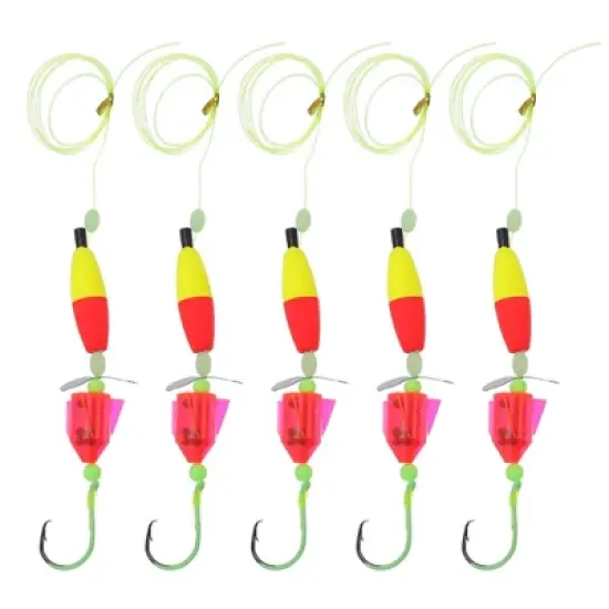 Unique Bargains Fishing Rig Catfish Circle Hooks Catfish Float Rigs 1 Set image {6}