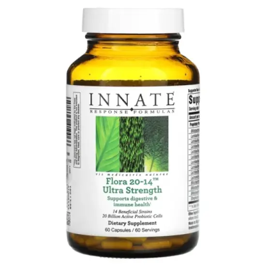 Innate Response Formulas Flora 20-14, Ultra Strength, 60  Capsules image {2}