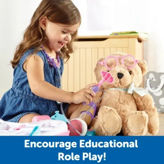 Learning Resources Pretend & Play Doctor Set, Pink, Ages 3+ image {1}