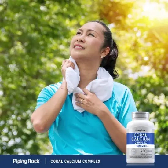 Piping Rock Coral Calcium 1000mg | 200 Capsules image {5}