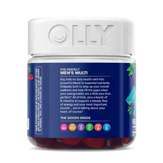 OLLY Men's Multivitamin Gummy - Blackberry Blitz - 90ct image {5}