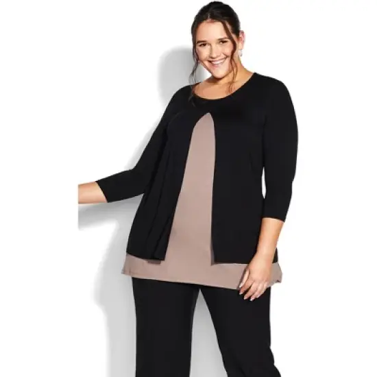 Women's Plus Size Alex Tunic - mocha | AVENUE image {9}