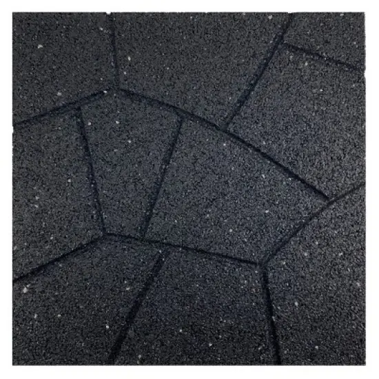 Flexon Rubber Dual Sided Decorative Lawn and Garden Stepping Stone - Set of 3 image {3}