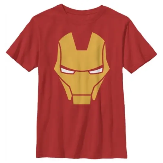 Boy's Marvel Iron Man Helmet T-Shirt image {3}