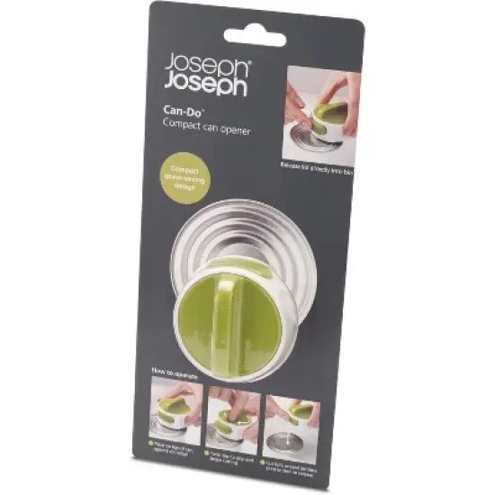 Do Compact Manual Can Opener - Space-Saving, Easy-Twist Release, Stainless Steel image {4}