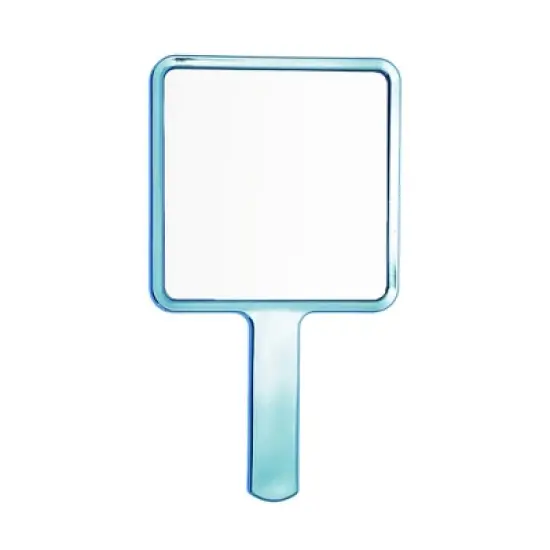 Unique Bargains Portable Chrome Handheld Mirror 1 Pc image {6}