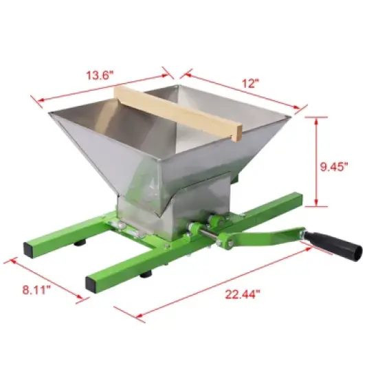 Dexmalle 7L Manual Juicer Grinder,Portable Fruit Scratter image {7}