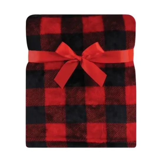 Hudson Baby Unisex Baby Plush Blanket with Security Blanket, Rudolph, One Size image {3}