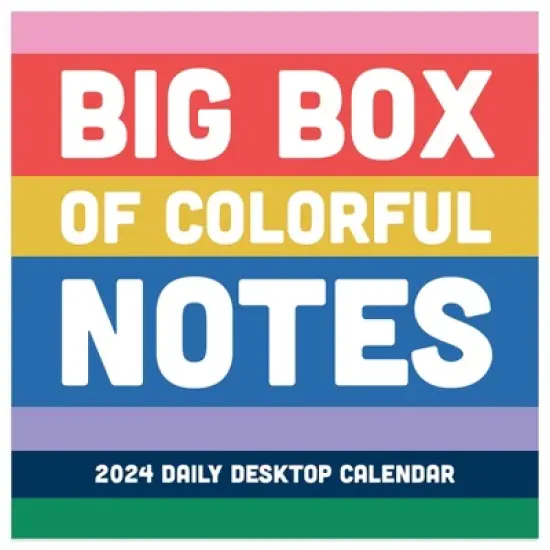 TF Publishing 2024 Daily Desktop Calendar 5.25"x5.25" Big Box of Notes image {3}