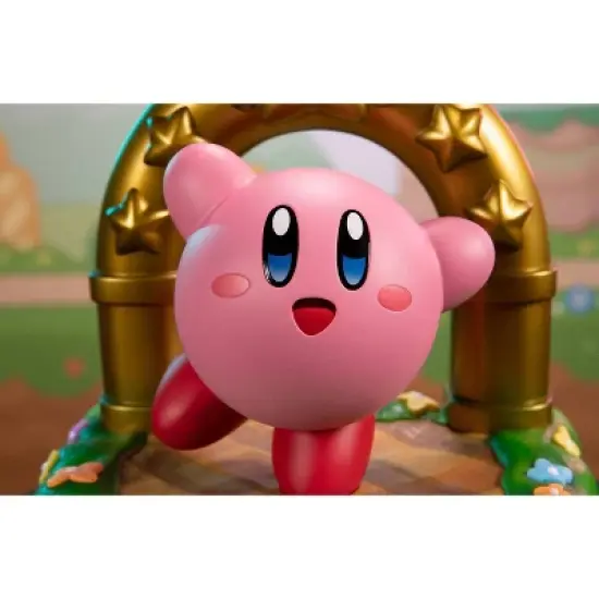First 4 Figures: Kirby and the Goal Door 9" PVC Statue image {2}