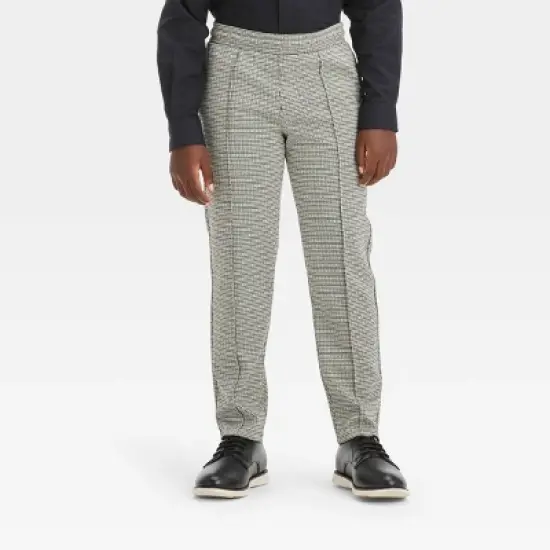 Boys' Houndstooth Knit Pull-On Pants - Cat & Jack&trade; Brown image {3}