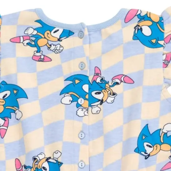 SEGA Sonic the Hedgehog Girls Romper Little Kid to Big Kid image {3}