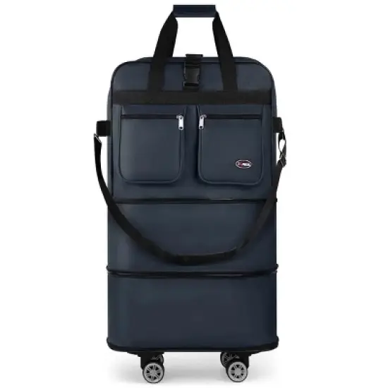 New York Xpress MEX-30,36,40, Expandable Foldable Rolling Duffel Bag with Removable Spinner Wheels image {9}