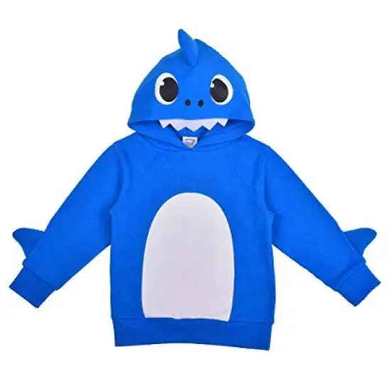 Nickelodeon Boy's Baby Shark Roleplay Fashion Hoodie Sweatshirt with 3D Fin and Teeth For Toddlers image {3}