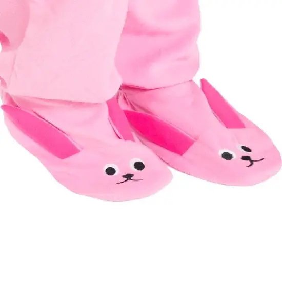 A Christmas Story Kids' One Piece Bunny Pajama Costume Union Suit Outfit Pink image {2}